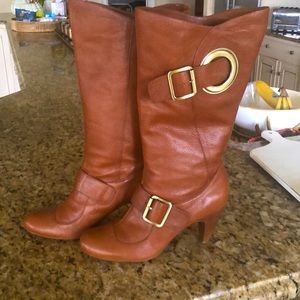 BCBGirls camel leather boots